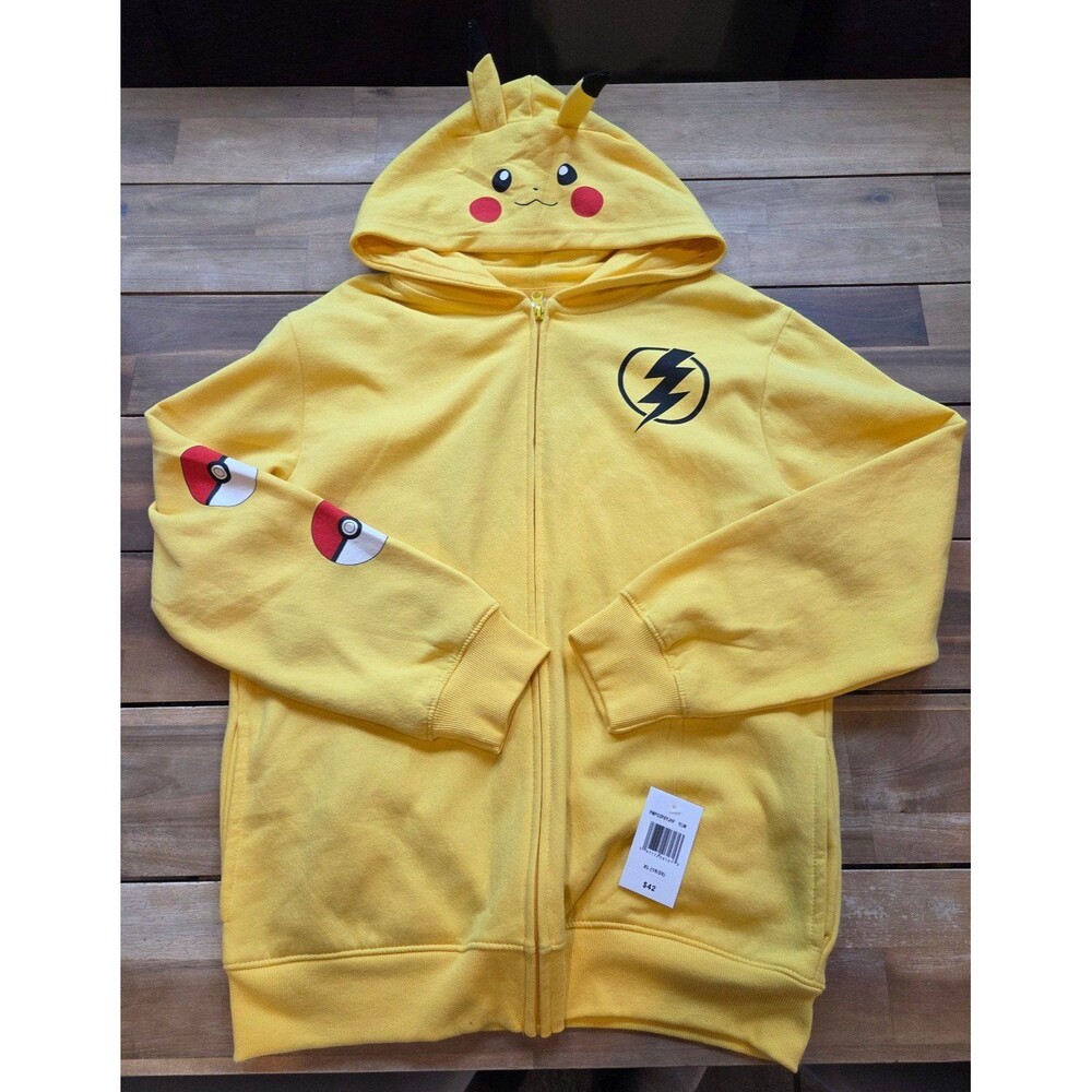 NWT Pokemon Pikachu Hoodie, sz xl